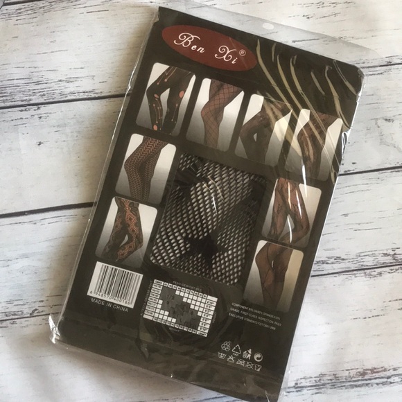 2/$13 🌈 fishnet tights hosiery pantyhose #3026 - Picture 2 of 3